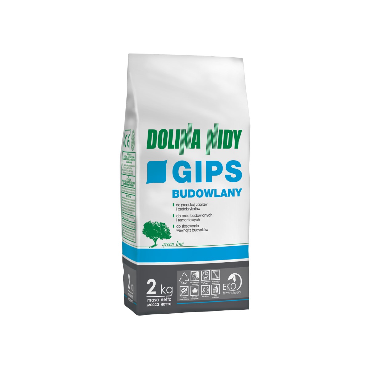 Dolina Nidy celtniecības ģipsis, 2kg
